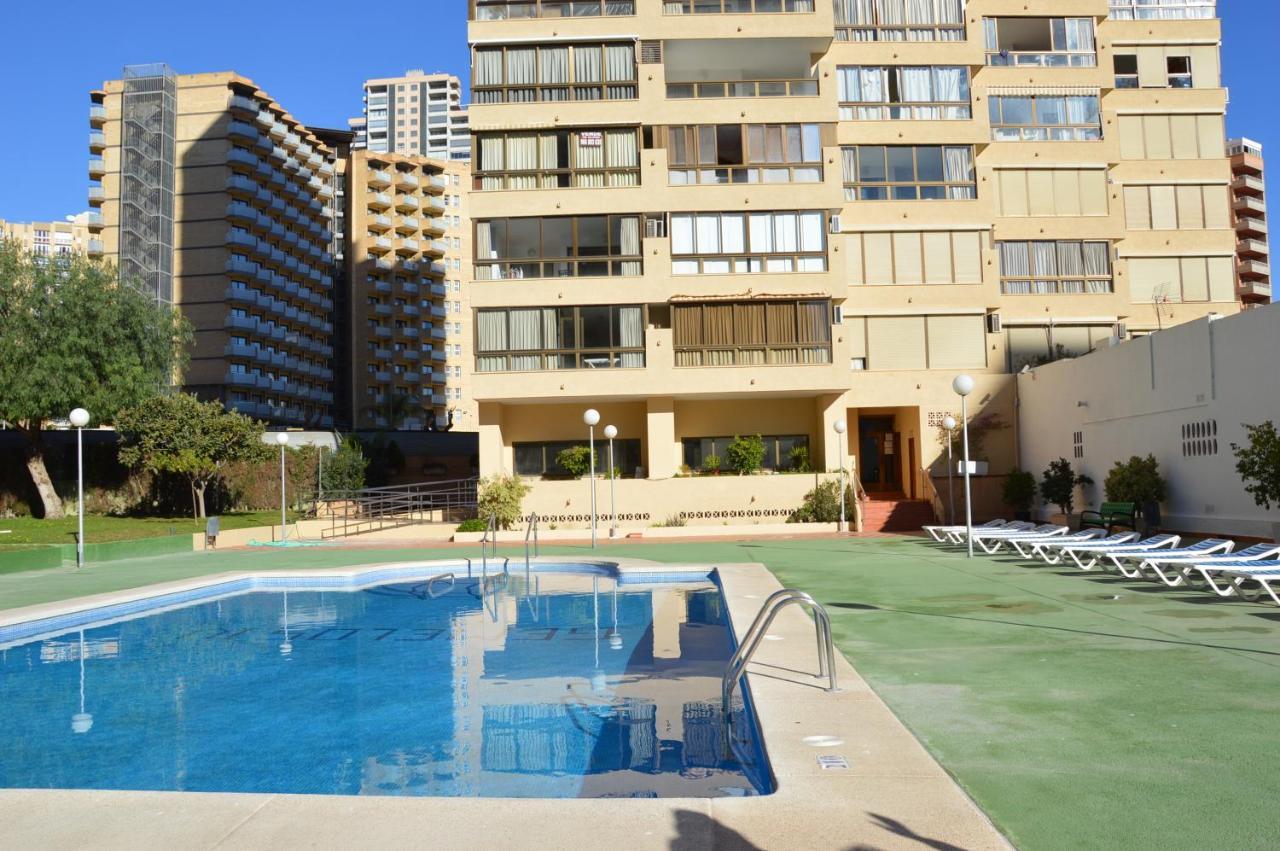 Apto With Pool Gemelos IV Benidorm Eksteriør bilde