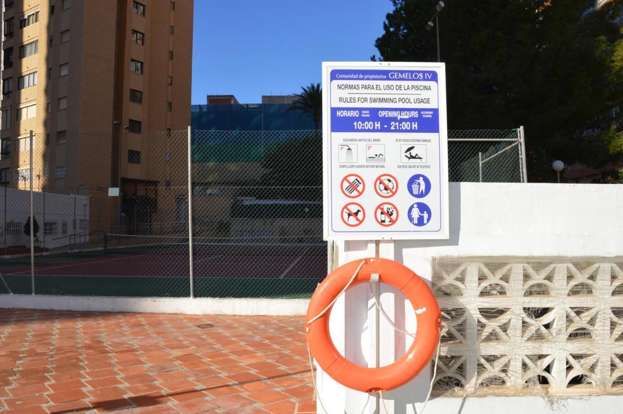 Apto With Pool Gemelos IV Benidorm Eksteriør bilde