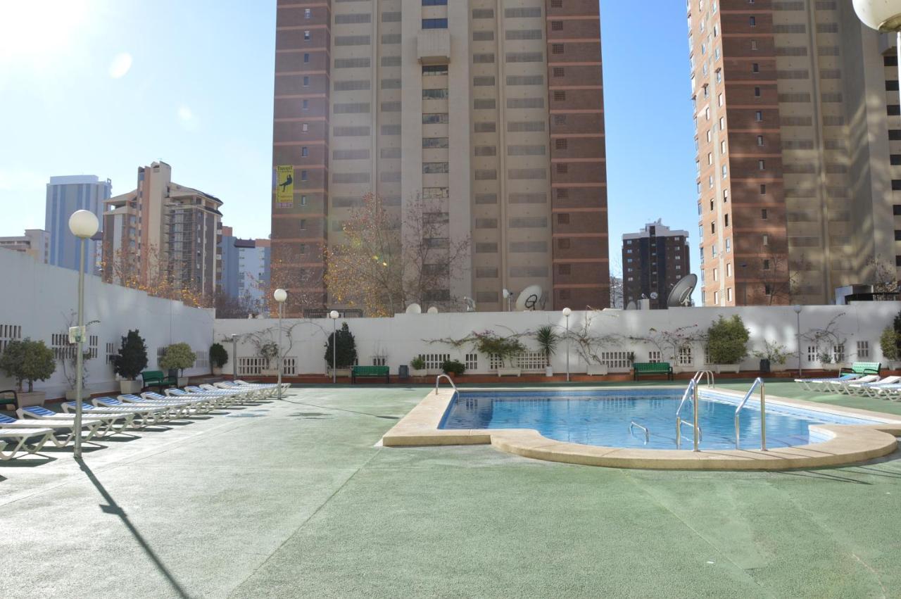 Apto With Pool Gemelos IV Benidorm Eksteriør bilde